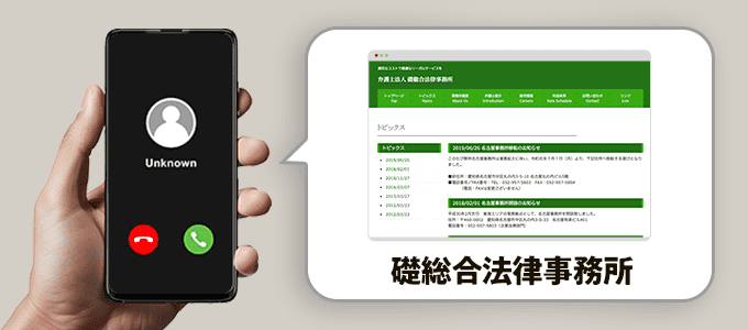礎総合法律事務所の電話番号一覧